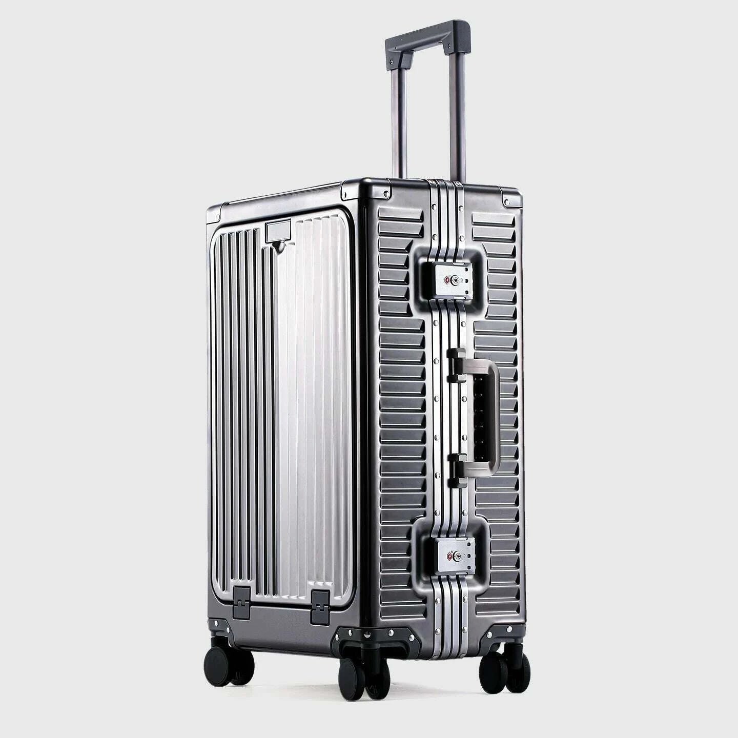 sushimu-20-inch-all-aluminum-magnesium-alloy-luggage-with-front-opening-trolley-suitcase-carry-on-suitcase-metal-travelkimlud-womens-fashion-34613080