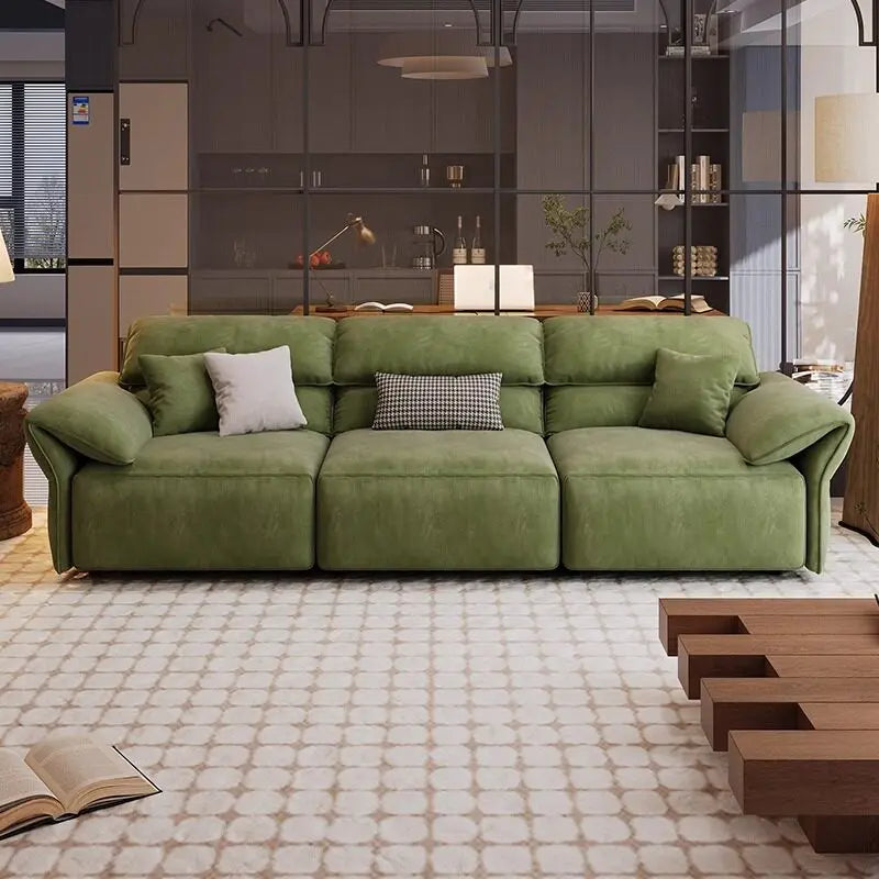 Modular Oversized Sectional Sofa — Olive Green | KIMLUD