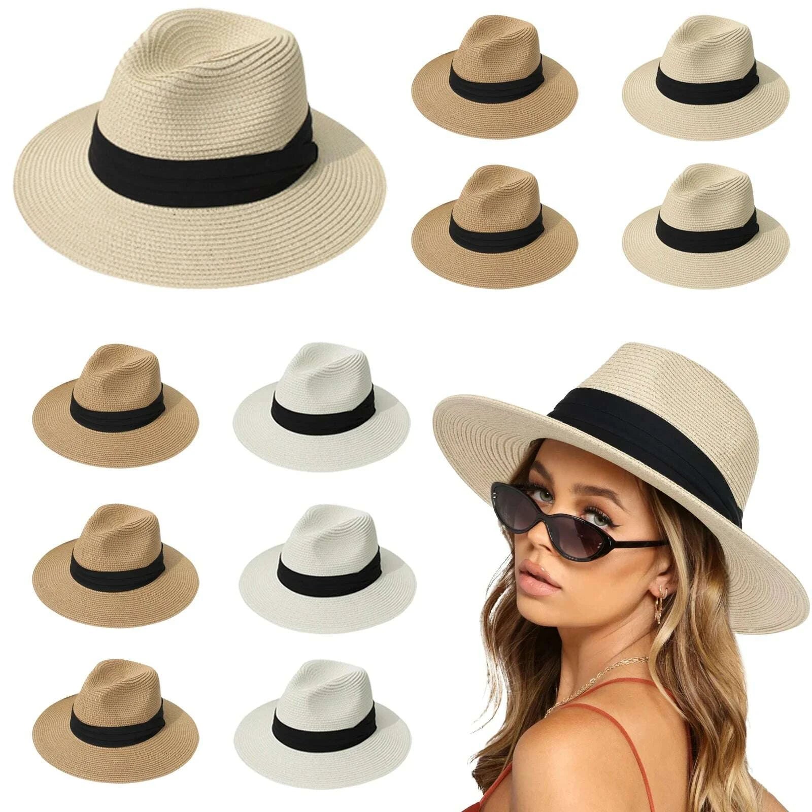 6-48pcs-straw-hat-for-wedding-1920s-party-sombrero-straw-fedora-hats-panama-sun-summer-hat-beach-wedding-favors-men-women-trilbykimludkimlud-35566569