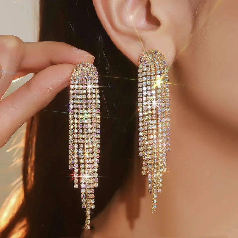fyuan-fashion-long-tassel-drop-earrings-for-women-black-gold-silver-color-rhinestone-dangle-earring-wedding-party-jewelrykimludkimlud-35558270