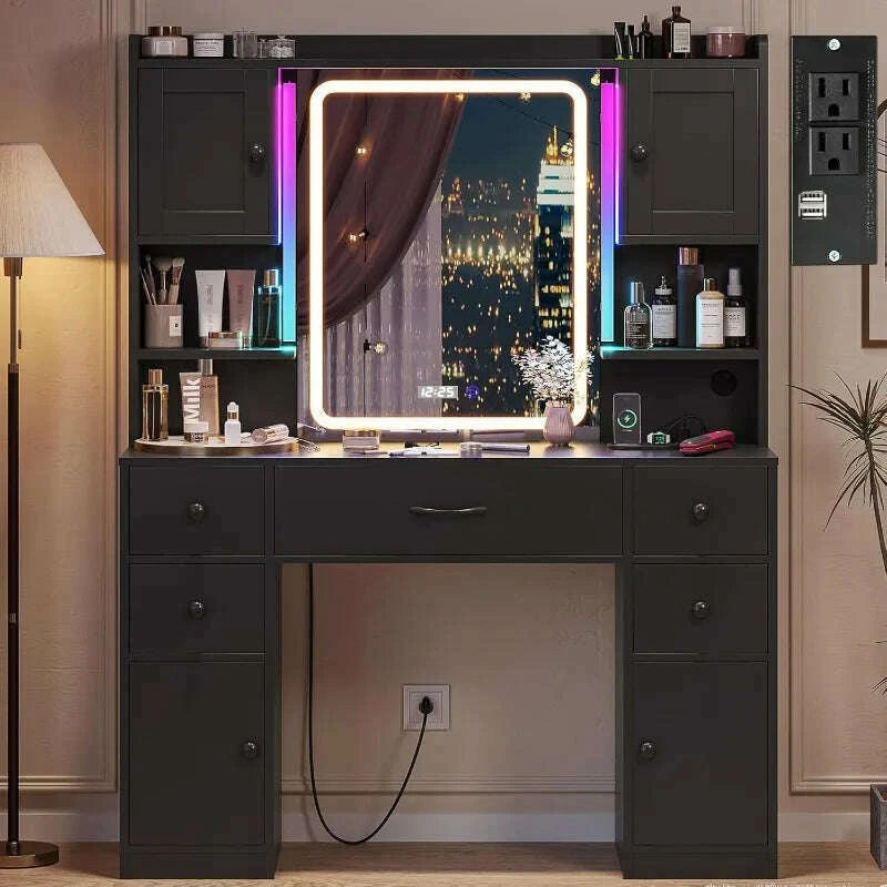 large-makeup-vanity-with-lights-led-mirror-with-digital-time-display-power-outlet-rgb-ambient-light-vanity-desk-wit-kimlud-kimlud-33921053