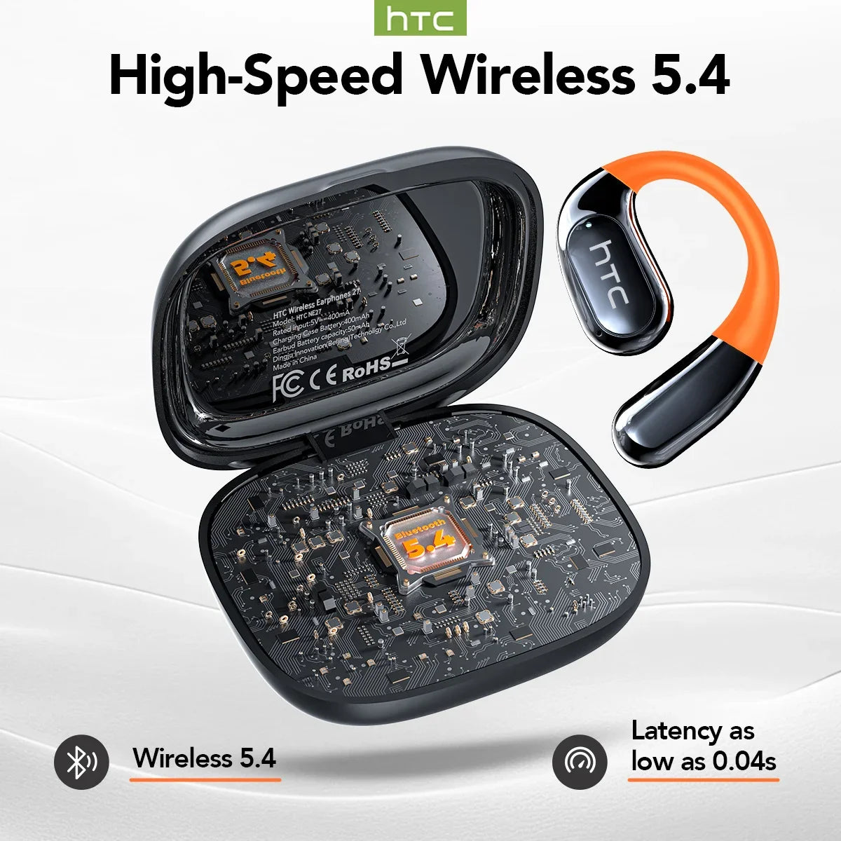 【htc-ne27】-bluetooth-earphones-ai-ows-sports-headphones-lcd-screen-wireless-headphones-glowing-earhook-translator-earbudskimludkimlud-35565787