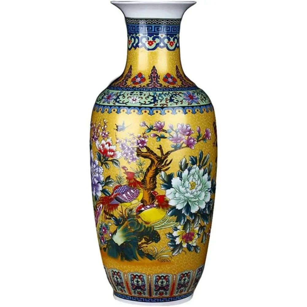 KIMLUD, Large Ceramic Floor Vase Handmade Home Decor Vase Home Decor Free Shipping, KIMLUD Womens Clothes