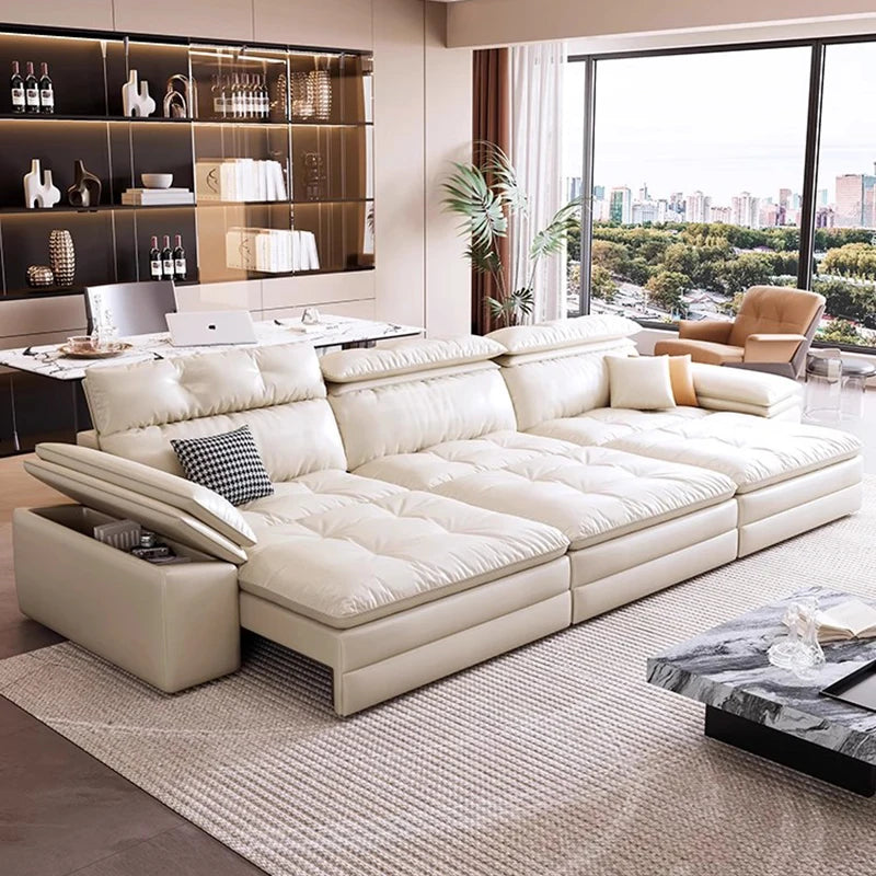 White Lazy Living Room Sofas Folding Recliner Luxury Nordic Designer Love Seat Living Room Sofas Floor Muebles Trendy Furniture