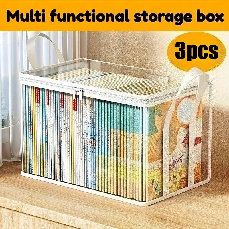Transparent Heavy-Duty Storage Box — Clear | KIMLUD
