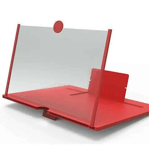 KIMLUD, 17x22cm HD Version Mobile Phone Screen Magnifying Glass 2X 3X Pull-out Creative Stretch 3d Mobile Phone Holder Magnifying Glas, KIMLUD Womens Clothes