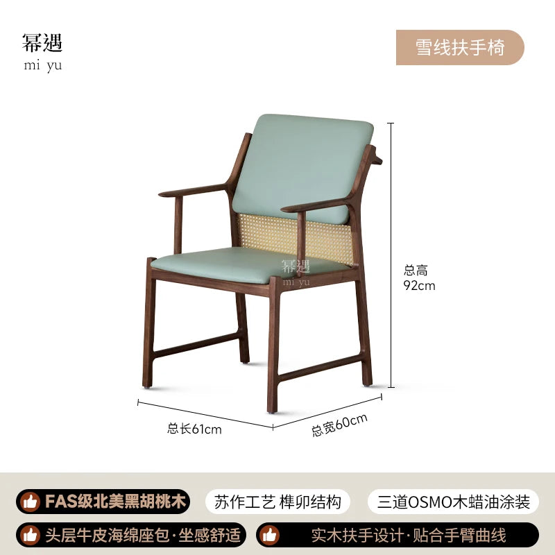 Chinese Style Dining Chairs Replica — Black | KIMLUD