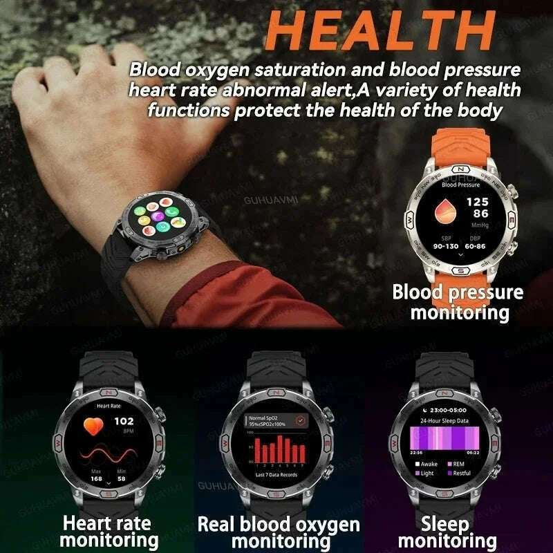 for-huawei-xiaomi-outdoor-sport-gps-smart-watch-men-143-466466-hd-amoled-screen-ip68-waterproof-bluetooth-call-smart-watcheskimlud-womens-fashion-34607017