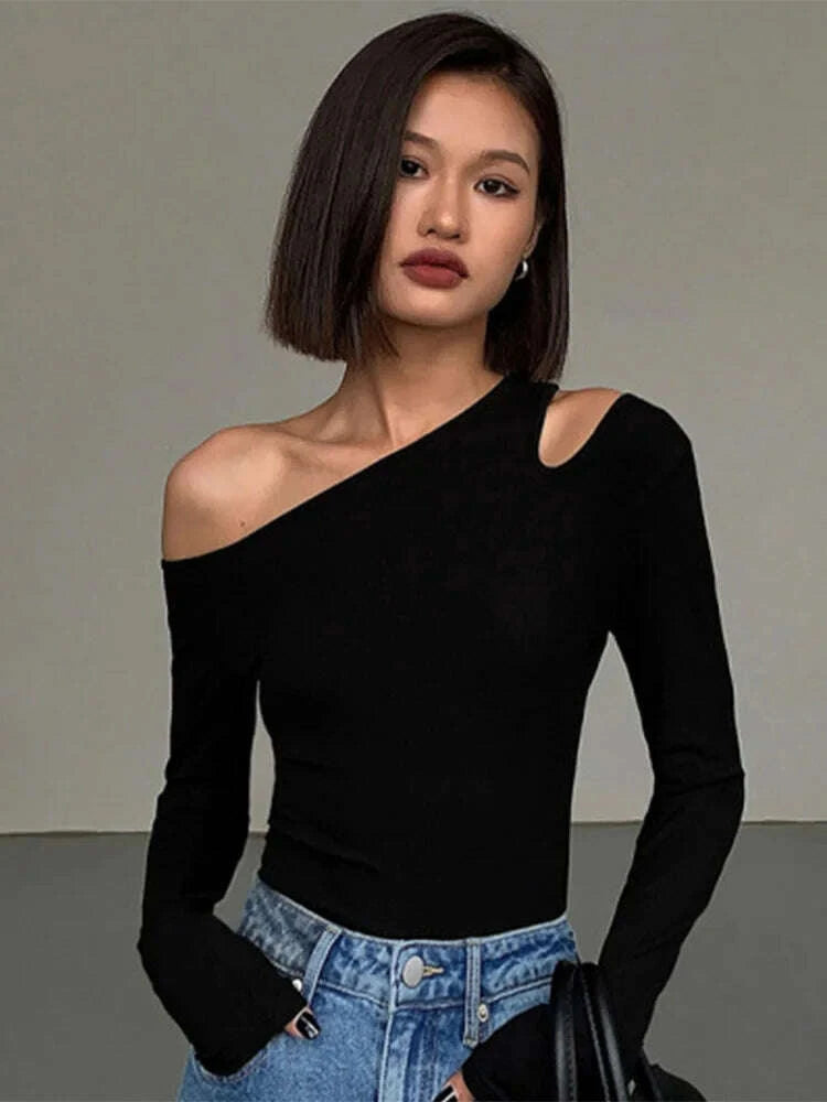 fashion-skew-collar-off-shoulder-long-sleeved-t-shirts-women-spring-new-solid-slim-fit-crop-top-sexy-hollow-out-tees-shirtskimludkimlud-35560453