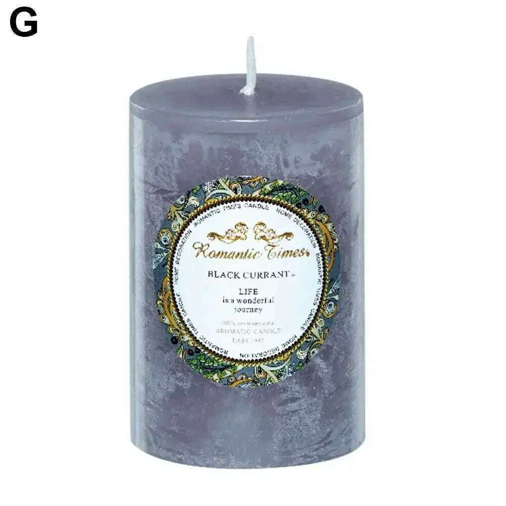 KIMLUD, Household Smokeless Column Wax Scented Candles Church Holiday Wedding Scented Birthday Buddhist Candles Home Decoration, KIMLUD Womens Clothes