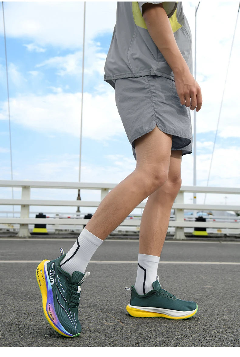 CarbonPlate Running Shoes Lightweight Breathable — Fluorescent | KIMLUD