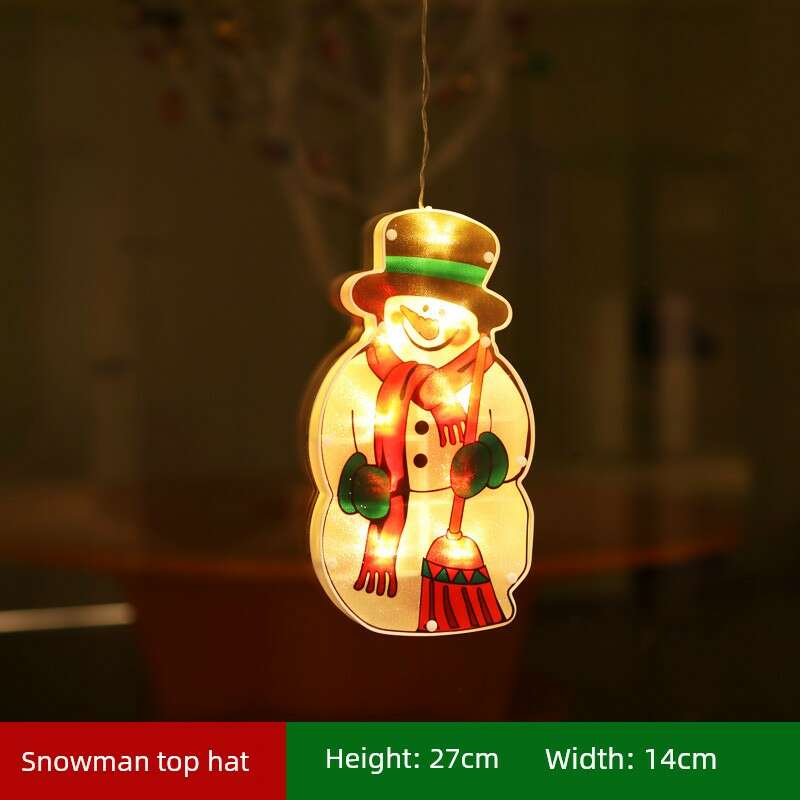 KIMLUD, Christmas Tree Decorative Lamp Christmas Scene Layout Pendant Lighting Ribbon Luminous Ribbon LED Lighting Chain Ribbon Ornaments, KIMLUD Womens Clothes