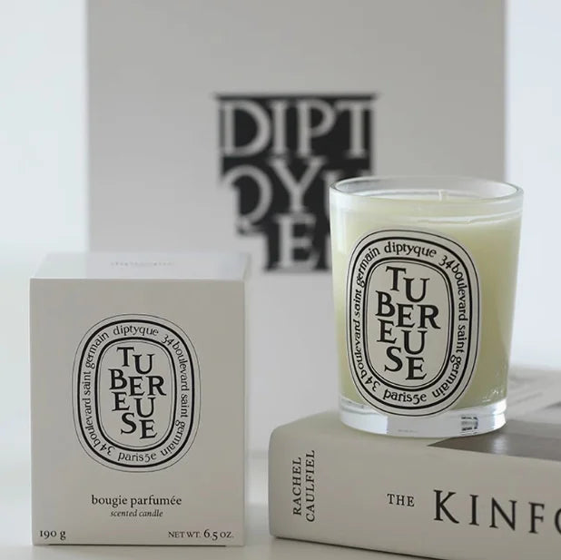 Transparent Glass Scented Candle Romantic Glow — Clear | KIMLUD