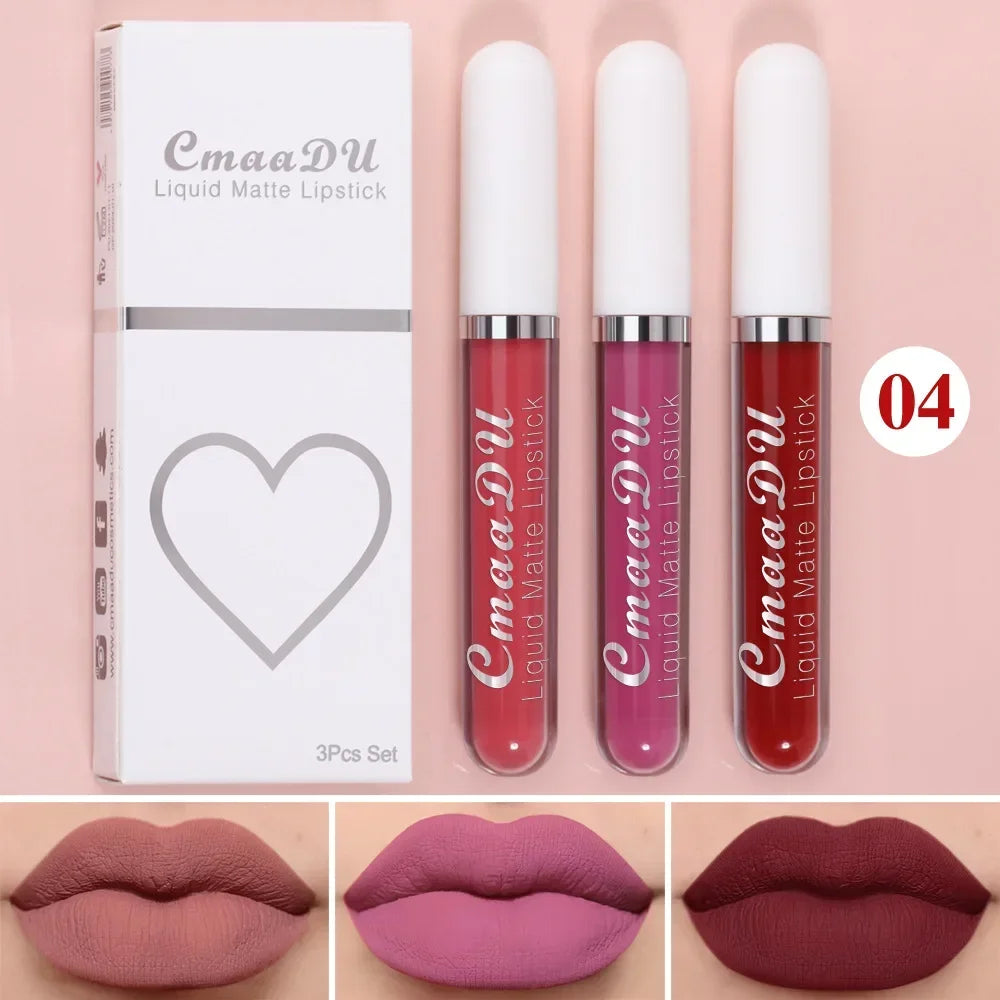 Velvet Liquid Lipstick - Waterproof Matte - Liquid Lipstick - Brown Nude | KIMLUD