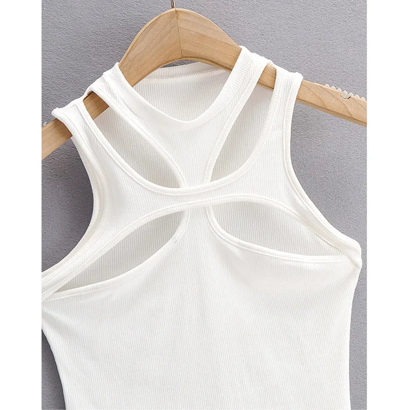 Girls Knit Top – Asymmetrical Hollow Knit – Cotton Polyester | KIMLUD