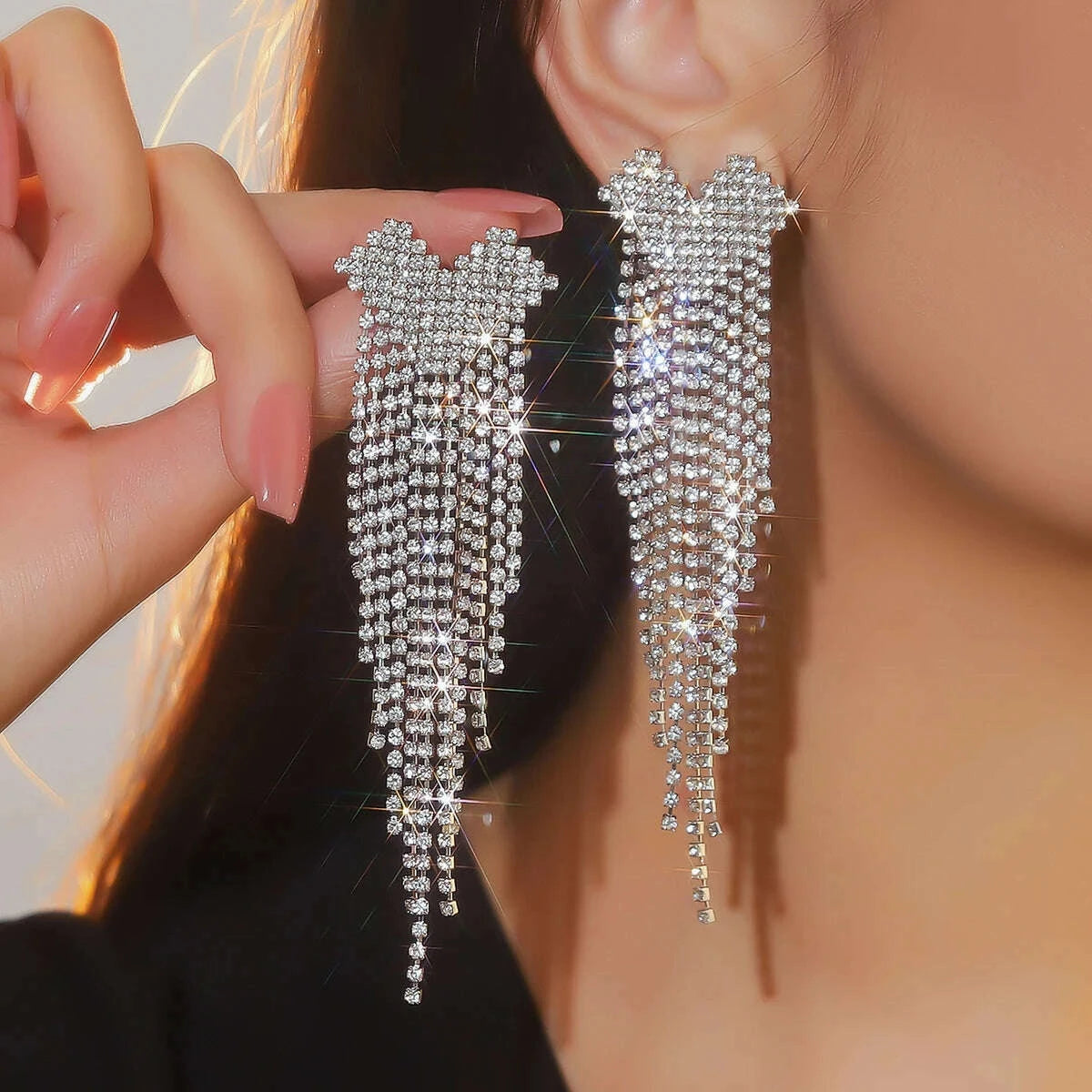 silver-rhinestones-earrings-for-women-sparkly-long-linear-dangle-earrings-dangle-tassels-statement-earrings-bridal-weddingkimlud-womens-fashion-34624744