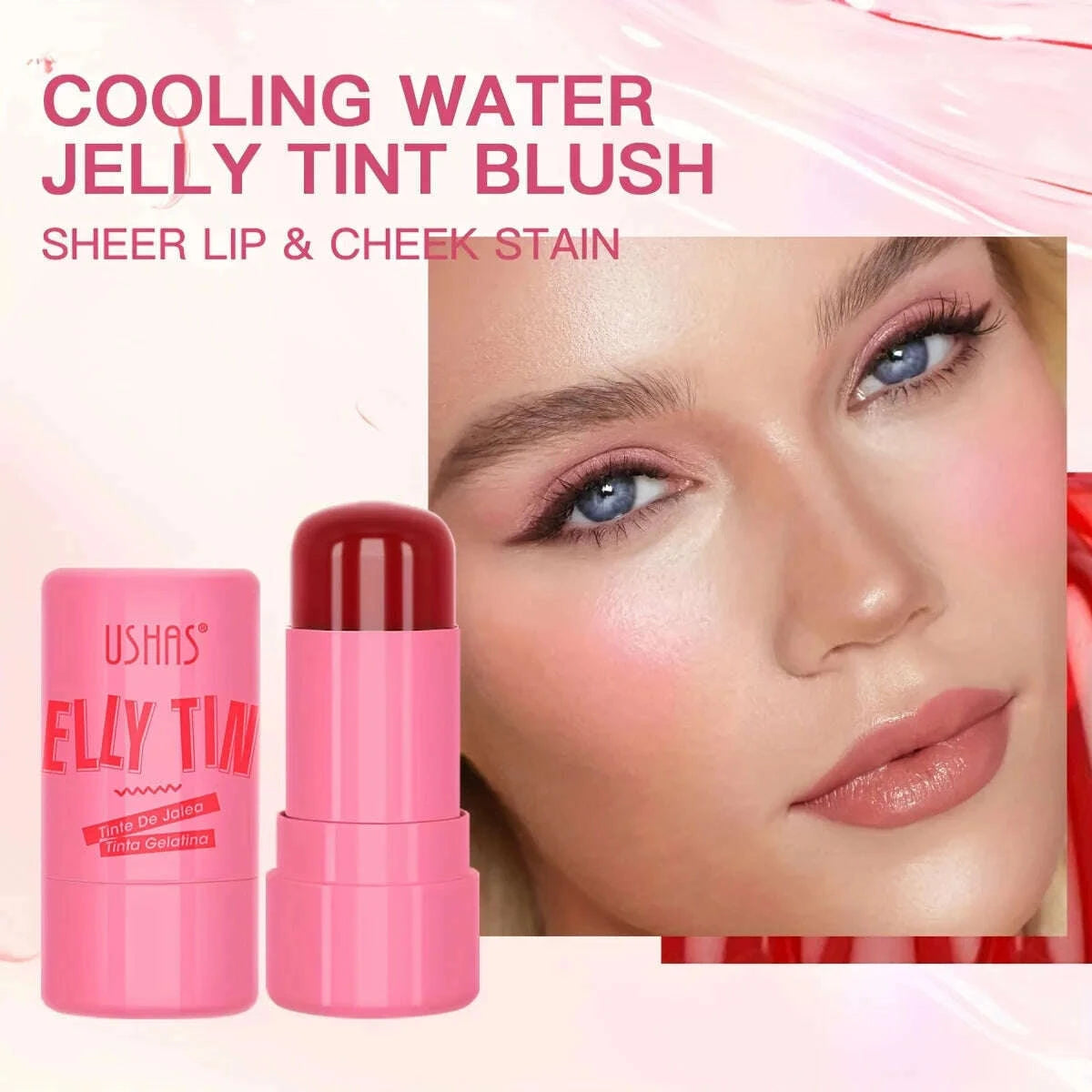 4-colors-jelly-blush-stick-lip-balm-eyeshadow-3-in-1-multi-use-matte-blush-moisturize-brighten-lip-glosskimlud-womens-fashion-34599226