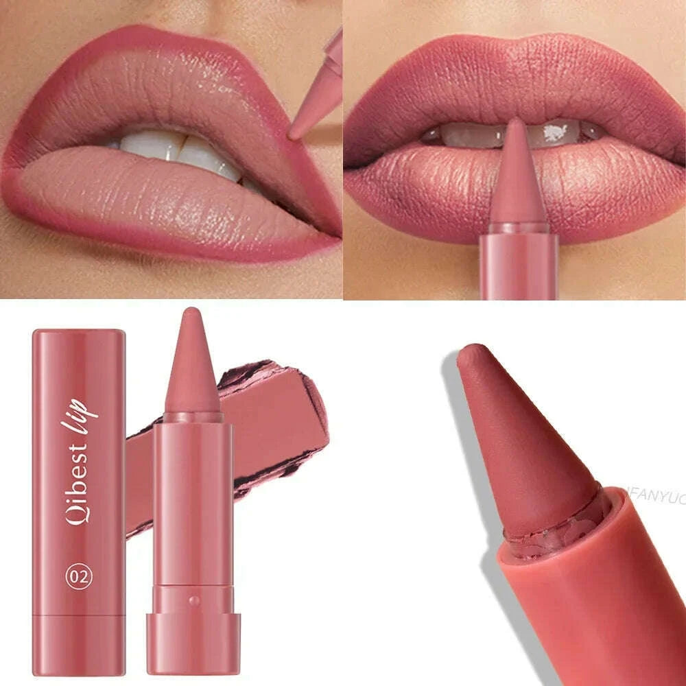 tapered-lip-liner-pencil-set-lasting-matte-velvet-lip-contour-stick-waterproof-easy-color-lipstick-non-stick-cup-makeup-pen16pc-kimlud-kimlud-33917974