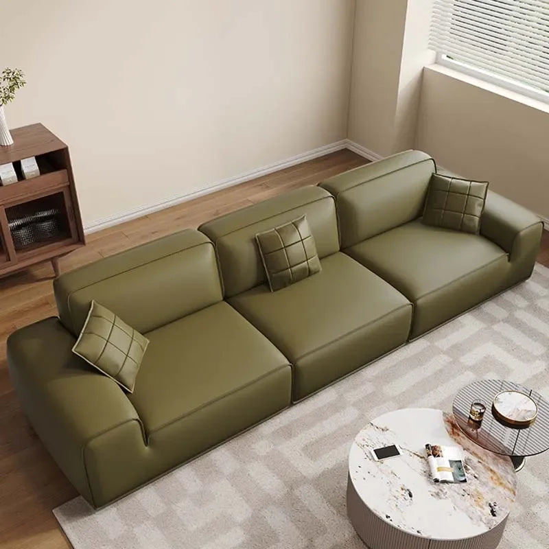 Minimalist Italian Sofas Living Room Luxury Modern Elegant Sofa Comfortable Lounge Salon Canape De Luxe Moderne Home Decor