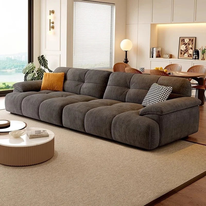 Nordic Modern Memory Foam Sofa — Olive Green | KIMLUD