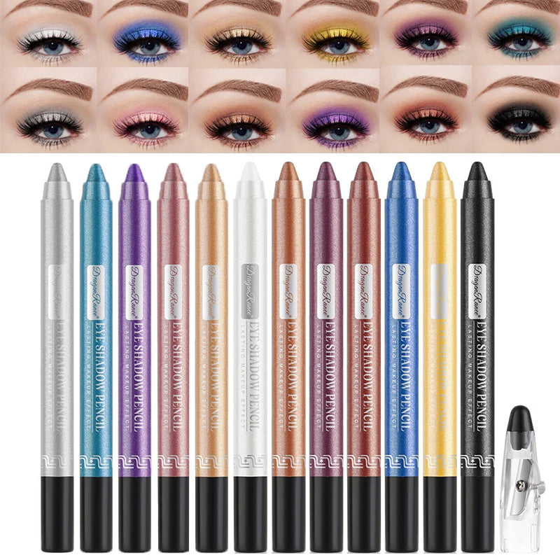 Eyeshadow Pencil – Long-Lasting Waterproof – Metallic Blue | KIMLUD