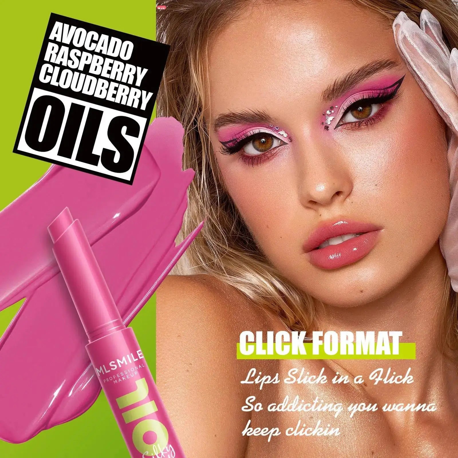 MLSMILE Multicolor Silky Lipstick Hydrating Lip Balm Long Lasting Mirror Gloss Oil Nourishing Radiant Press