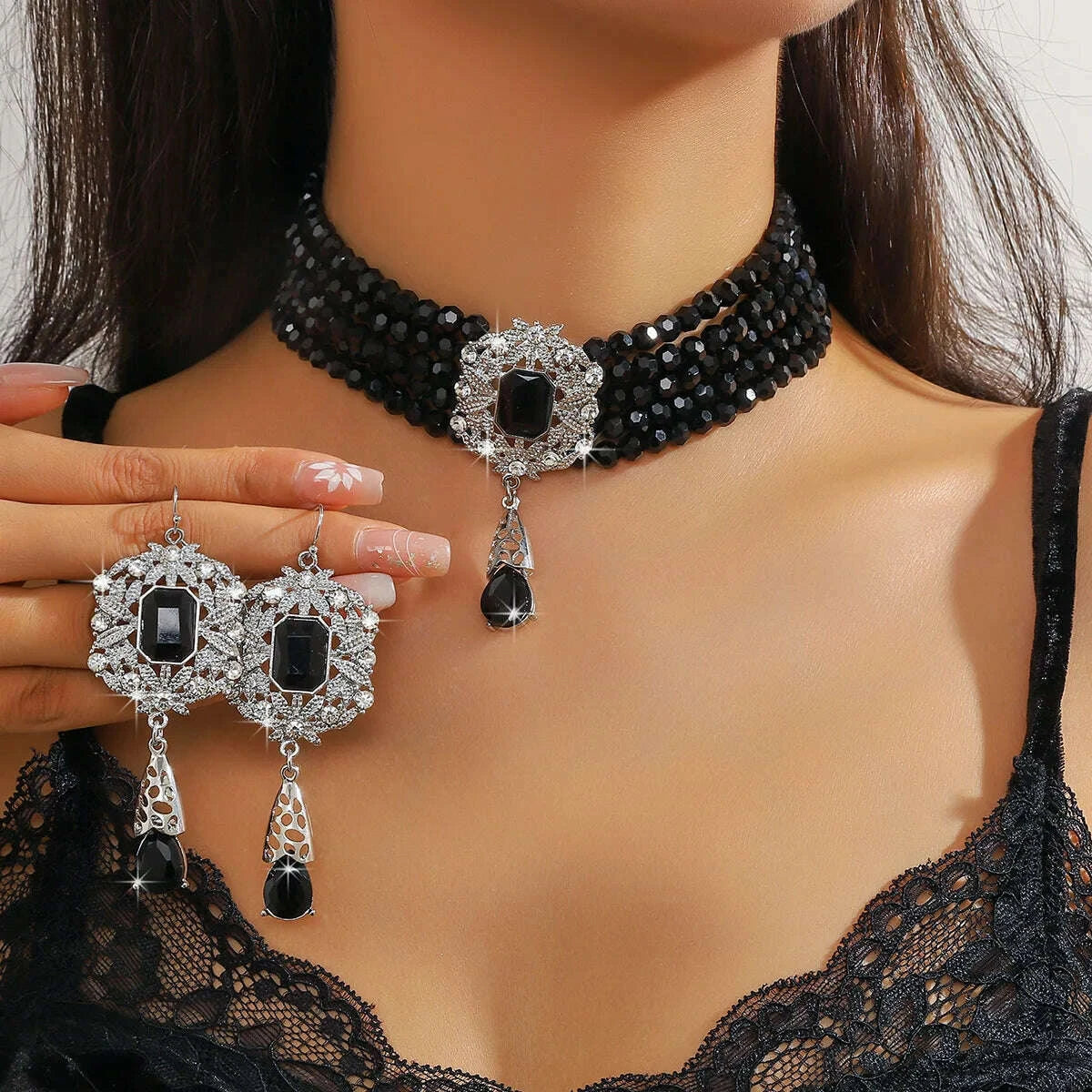 fyuan-multilayer-green-red-blue-black-crystal-necklace-geometric-hollow-alloy-earrings-for-women-weddings-banquet-jewelry-setskimlud-womens-fashion-34624256