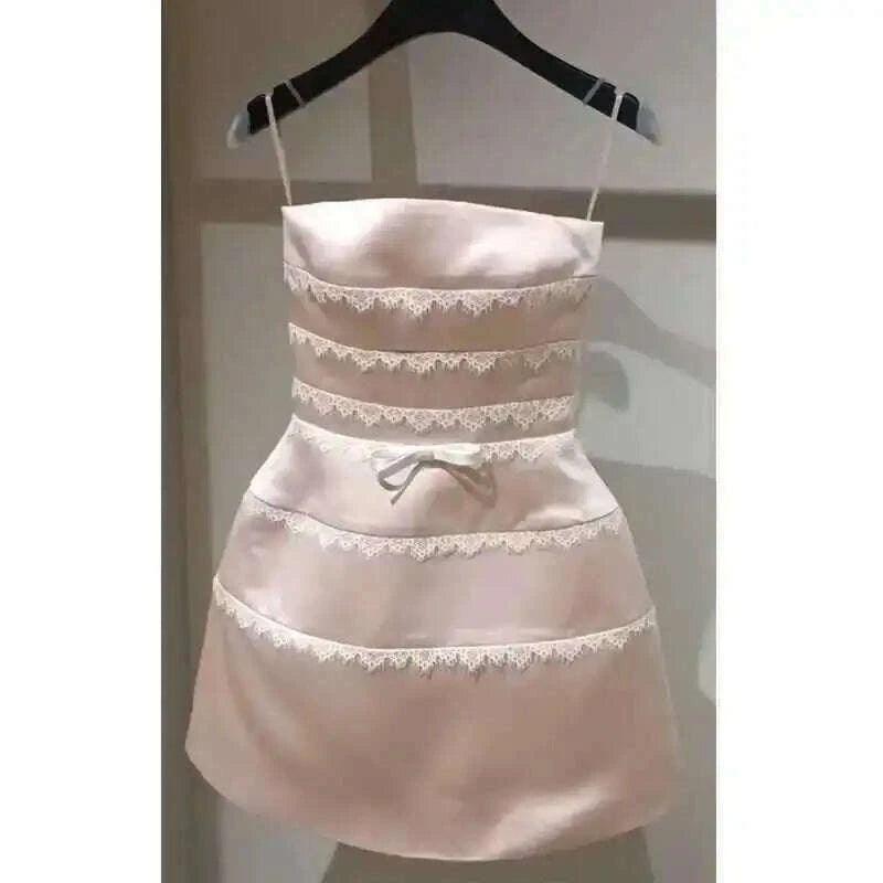 deat-sexy-lace-bow-spliced-solid-color-strapless-backless-sleeveless-high-waist-womens-mini-dress-2025-spring-new-tide-15dz504-kimlud-kimlud-33917120