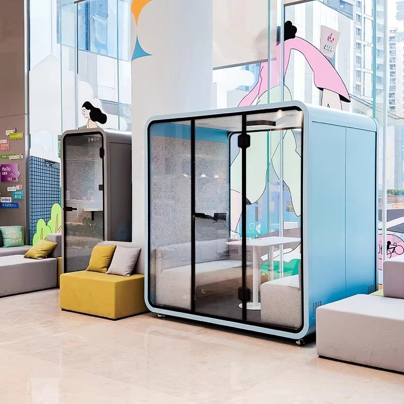 Acoustic Privacy Pod - Single Occupancy - Aluminum Alloy Frame | KIMLUD