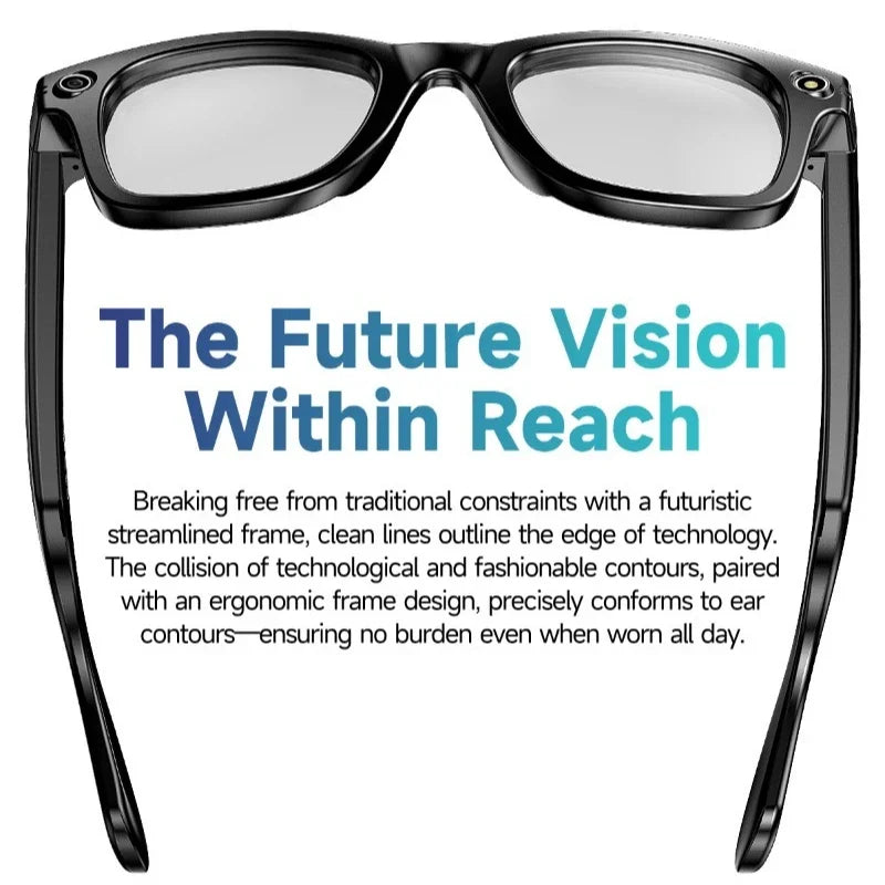 AI Camera Smart AI Translation Glasses 32 Million Pixels Sunglasses Wi-Fi Transfer Noise Reduction HD Photo and Video Anti-shake