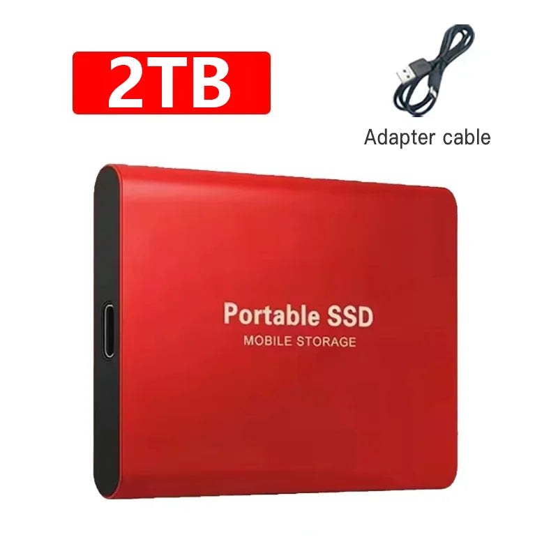 Portable External Hard Drive 1TB 2TB High-Speed SSD Fast Transfer Mini Solid Hard Disk Storage for Laptop Desktop MAC 2025 New