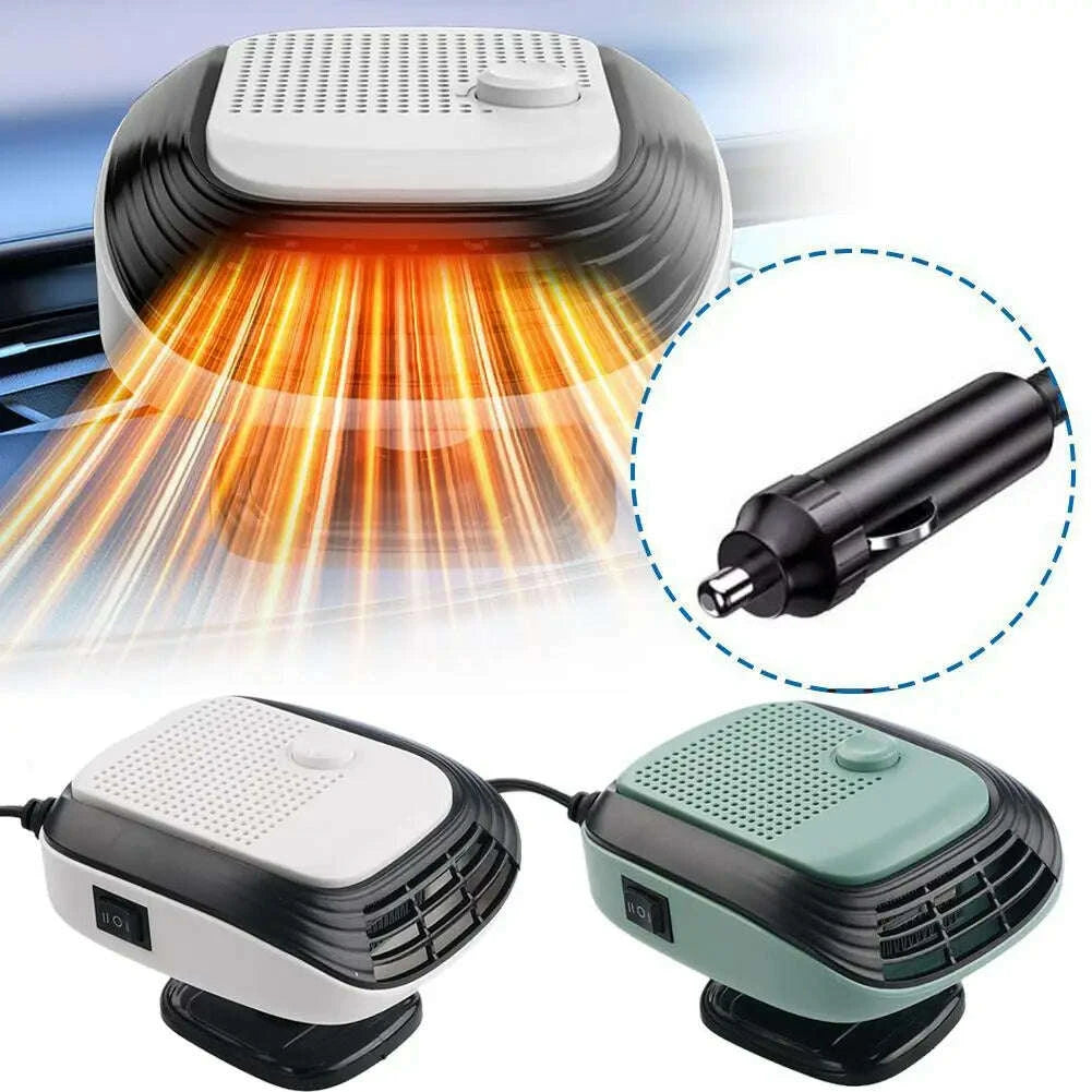 KIMLUD, Car Winter Fast Heating 120w Electric Heated Fan Auto Windshield Defogging Heating Cooling Truck RV SUV Travel Camper Tools, KIMLUD Womens Clothes