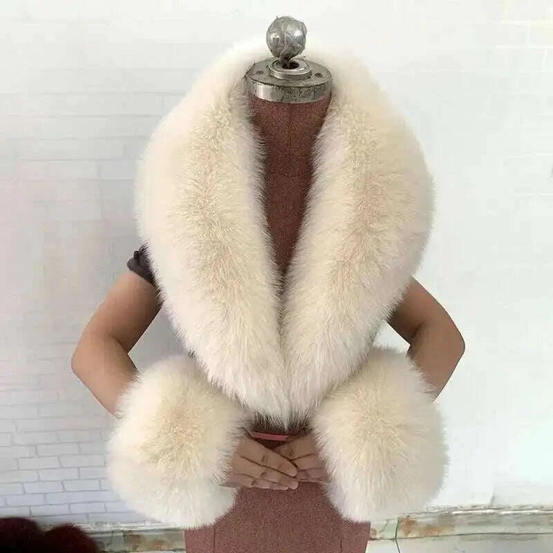 real-fox-fur-collar-cuffs-set-for-women-men-winter-neck-warmer-furry-scarf-fluffy-pelt-fur-shawl-coat-overcoat-fashion-accessorykimlud-womens-fashion-34616241