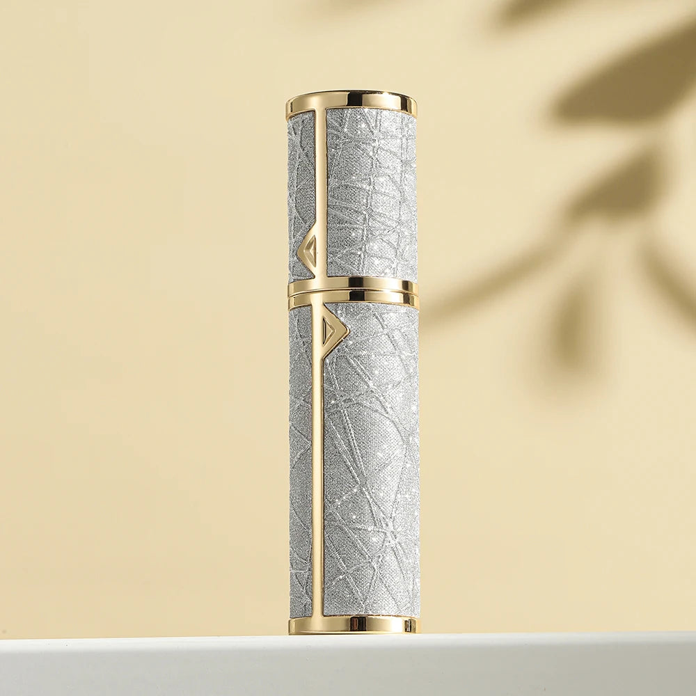 5ml Leather Perfume Atomizer Portable Liquid Cosmetics Containers Traveling Mini Perfume Refillable Bottles Empty Spray