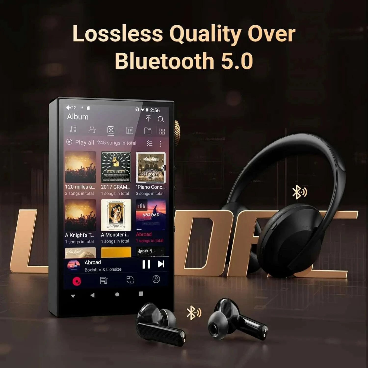 KIMLUD, Oilsky 160GB HiFi Hi-Res Audio Player, Bluetooth and WiFi, 4.4mm Balanced, Dual ESS DAC, 4.02" Digital DSD512 Lossless Spotify, KIMLUD Womens Clothes