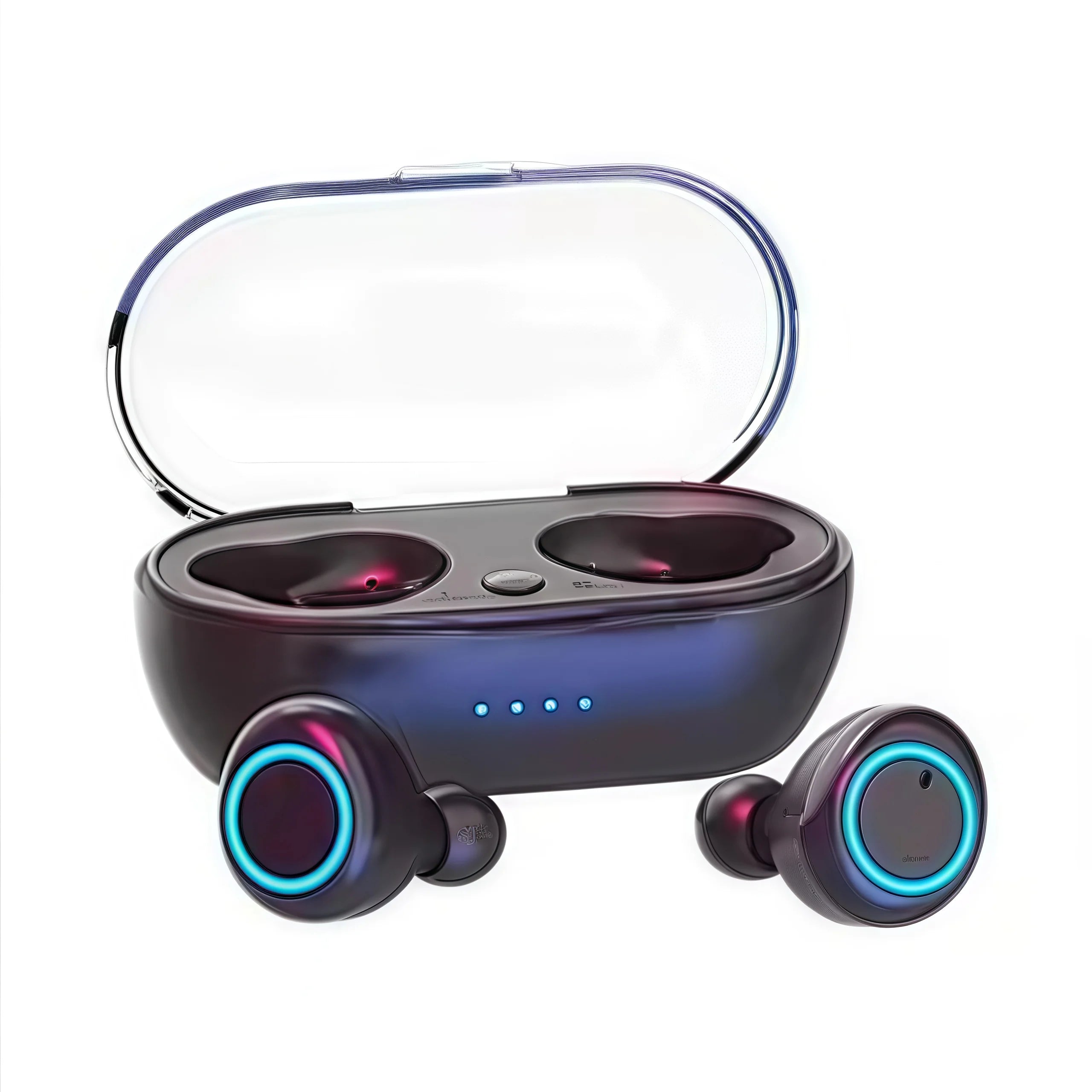 TWS Wireless Bluetooth 5.0 Earphones Touch Control 9D Stereo Headset with Mic Sport Earphones Waterproof Earbuds LED Display