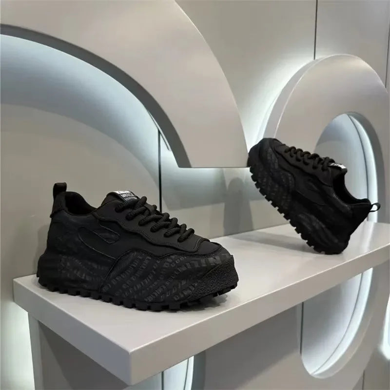 Casual Sneakers – Height Increasing – Faux Leather | KIMLUD