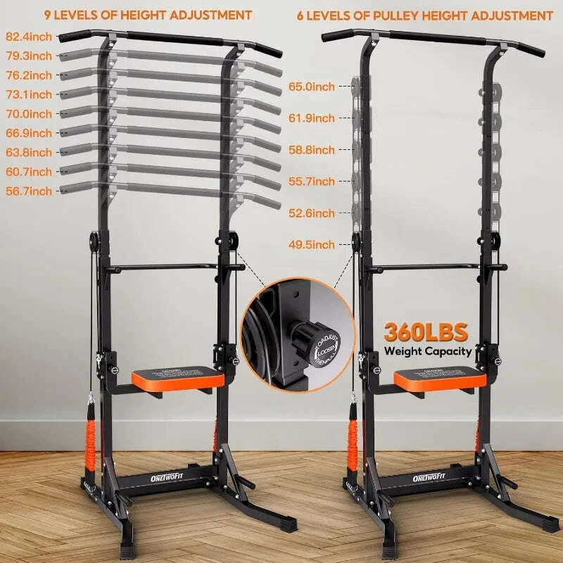 power-tower-pull-up-bar-station-assistive-trainer-multi-function-adjustable-height-dip-station-for-kimlud-kimlud-33916478