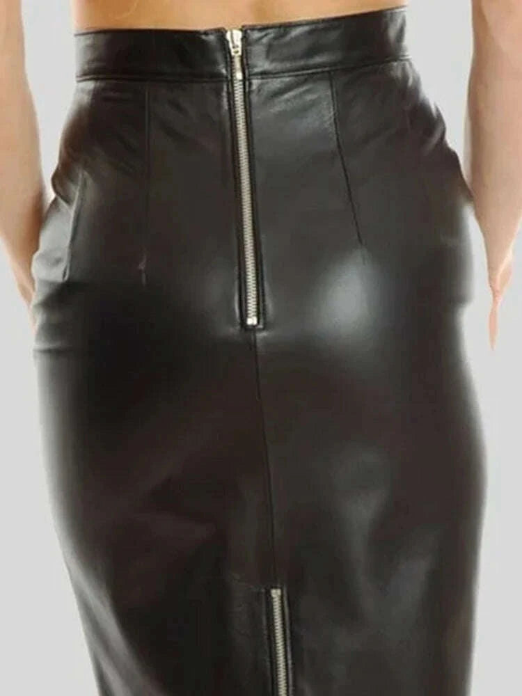 high-waist-stretch-pu-mid-skirts-women-four-zip-matte-leather-knee-length-skirts-ladies-back-hem-split-pencil-skirts-custom-newkimludkimlud-35575296