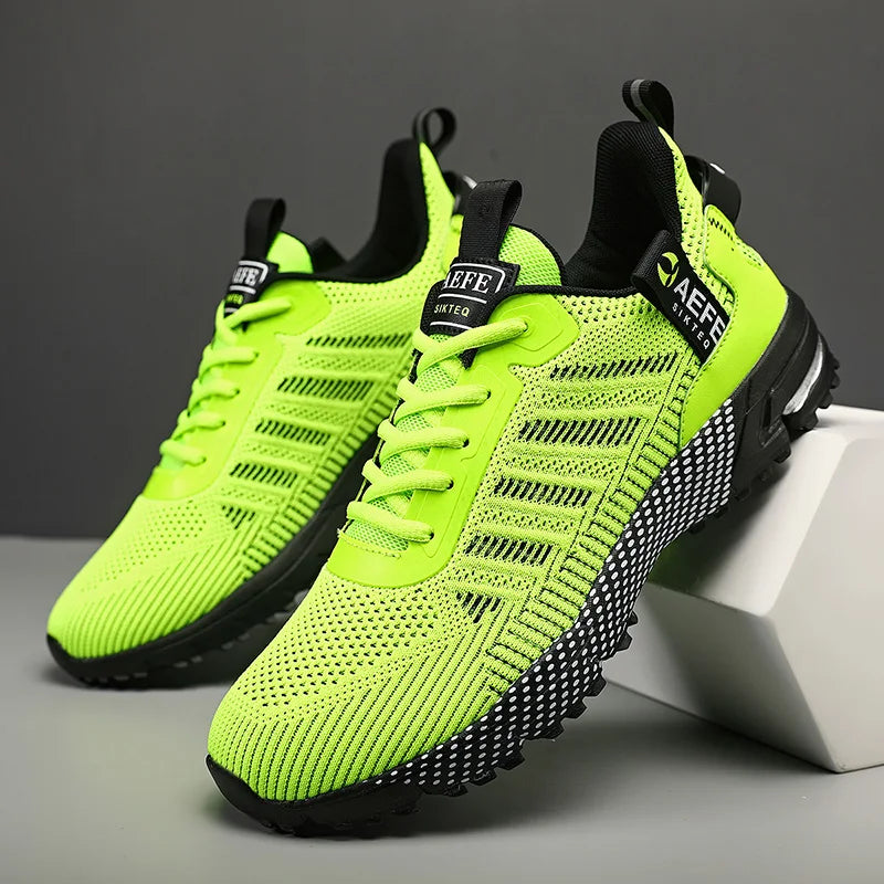New Men Running Shoes Breathable Outdoor Sports Shoes Lightweight Sneakers for Men Comfortable Athletic Training Footwear