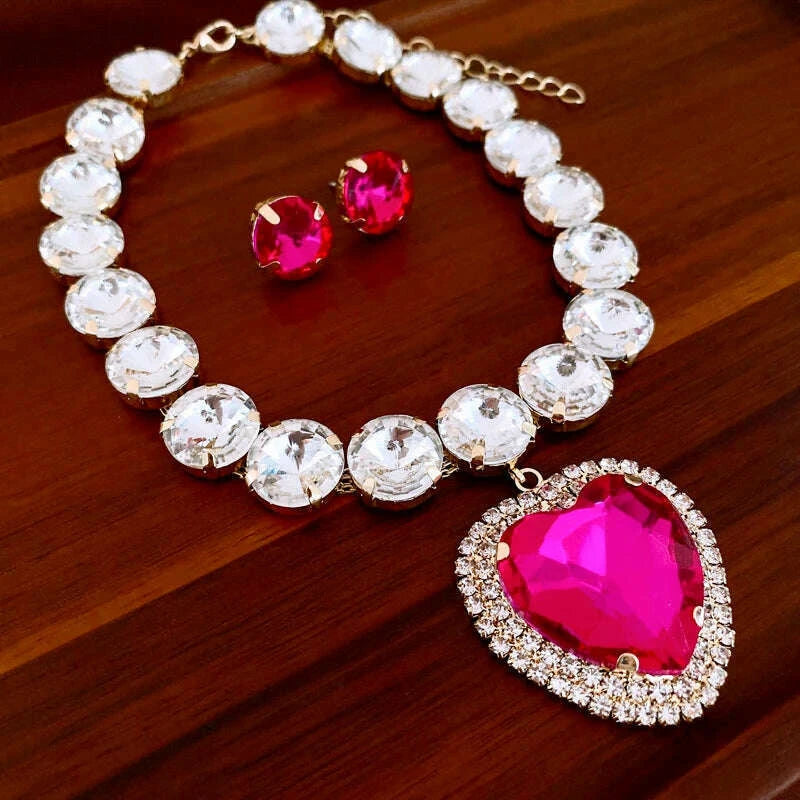 romantic-heart-pendant-necklace-earrings-set-luxury-rhinestone-necklace-stud-earrings-jewelry-sets-for-party-wedding-bridal-kimlud-kimlud-33912757