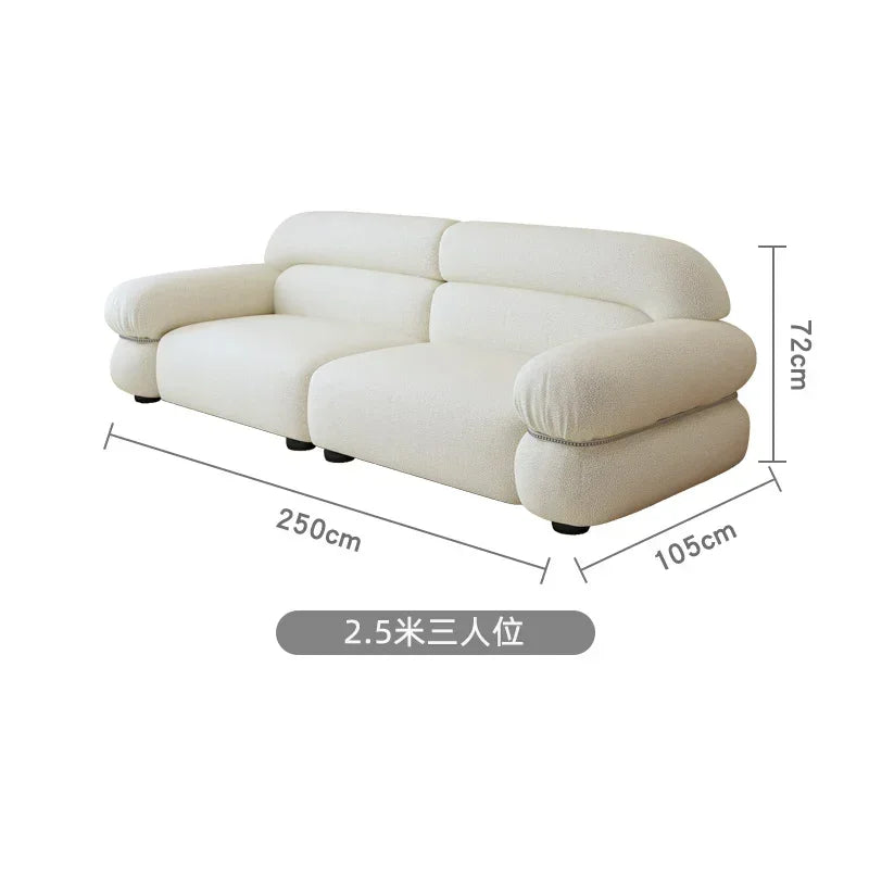 Modern Sectional Sofa With Reclining — Yellow | KIMLUD