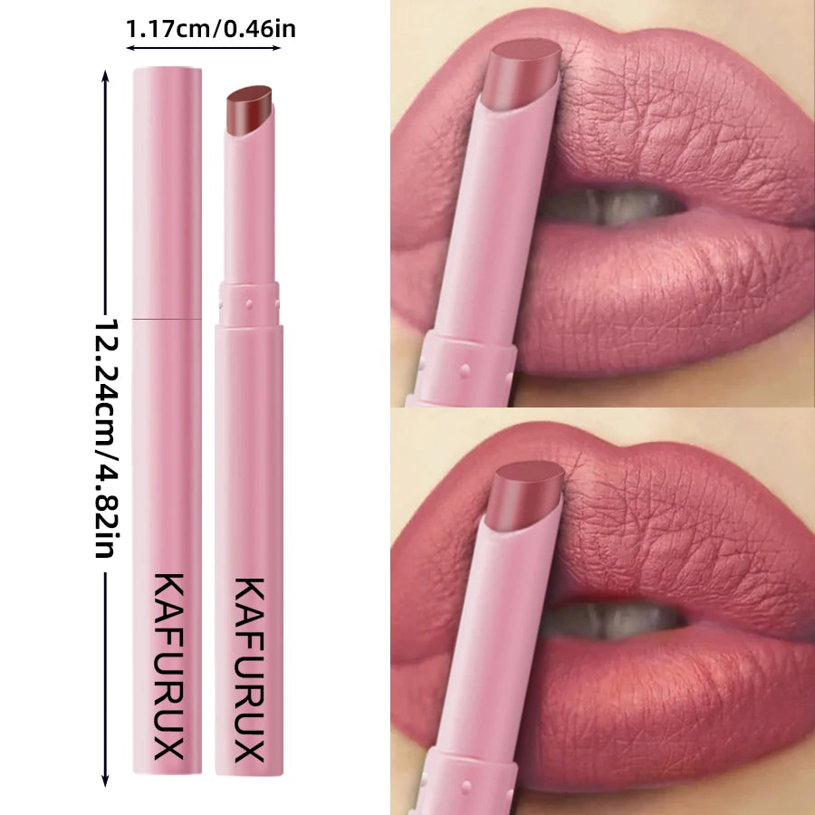 15 Color Cigarette Velvet Matte Waterproof Lipstick Long-lasting Lip Gloss Lip Makeup Red Brown Pink Lip Liner Pen Lip Tint