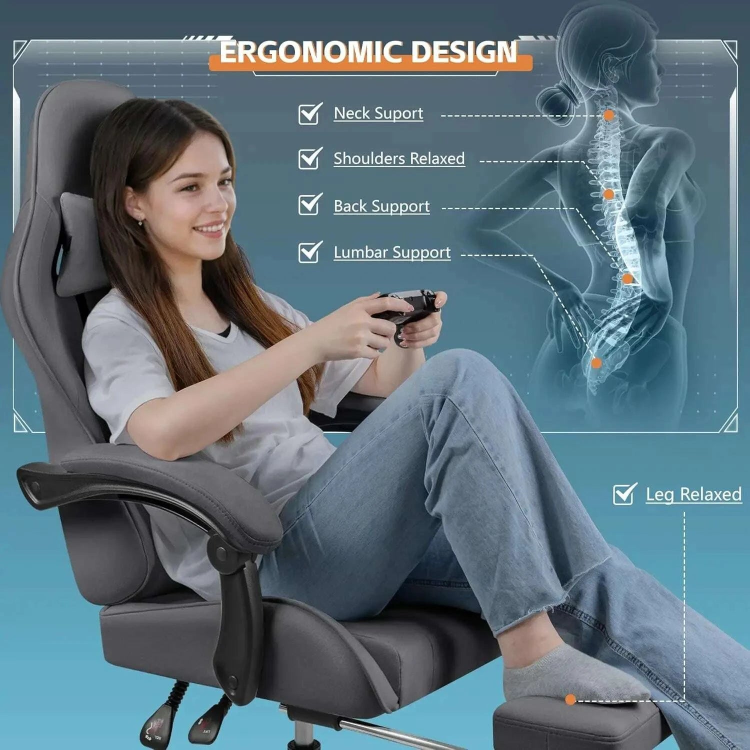 gaming-chair-fabric-with-massage-lumbar-support-ergonomic-racing-video-game-chair-with-adjustable-footrest-and-customizedkimludkimlud-35574563
