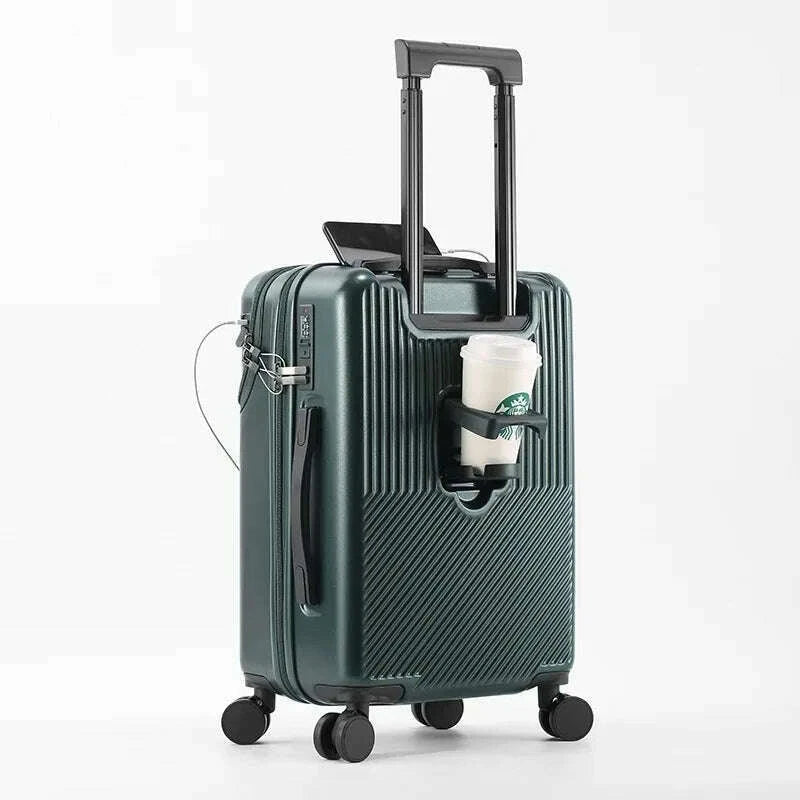 front-opening-pocket-suitcase-travel-rolling-luggage-aluminum-alloy-trolley-abspc-case-bag-with-spinner-wheel-usb-charging-portkimlud-womens-fashion-34613044