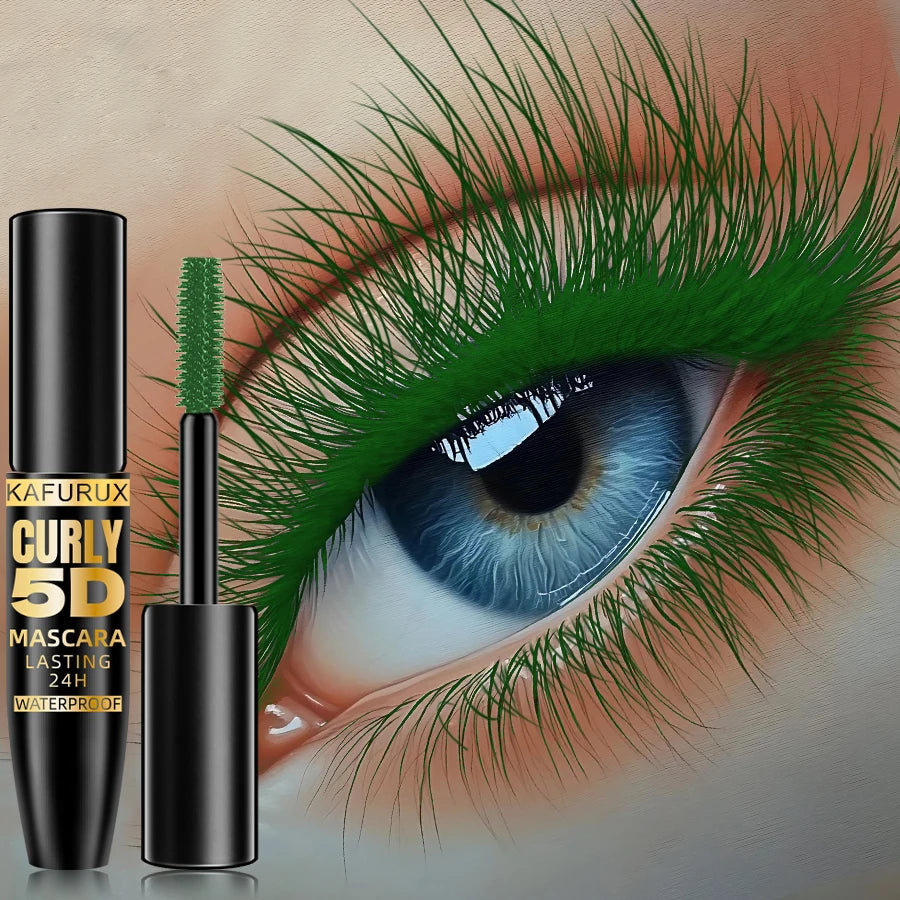 Silk 5D Mascara Waterproof Lengthened Curled Lashes Long Wearing Formula — Black | KIMLUD