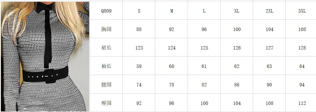 Popular Fashion Women's Print Dress Women With Belt