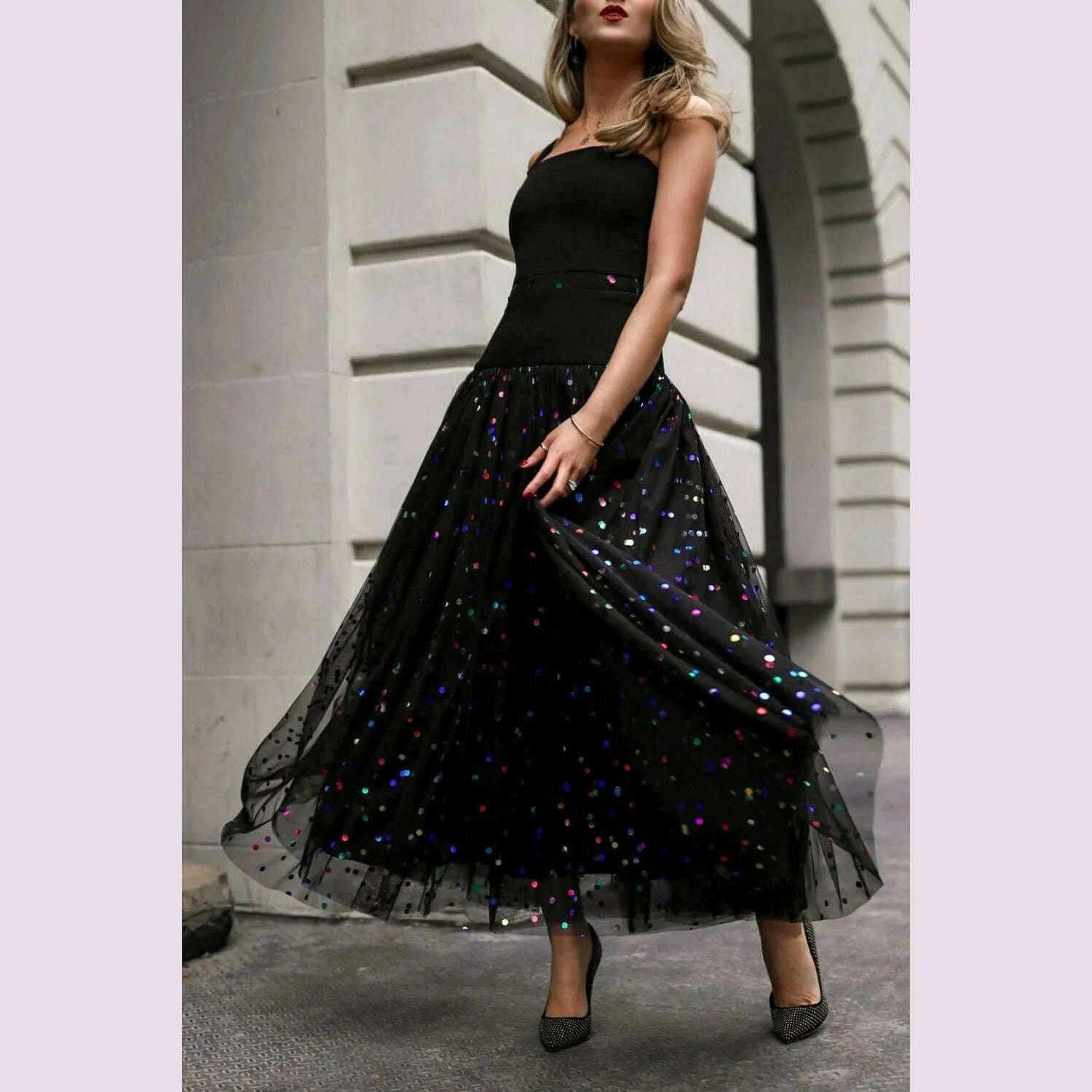 sequin-mesh-high-waist-skirt-plus-size-pleated-a-line-high-street-elegant-wedding-guest-sweet-skirts-2024-kimlud-kimlud-33916644