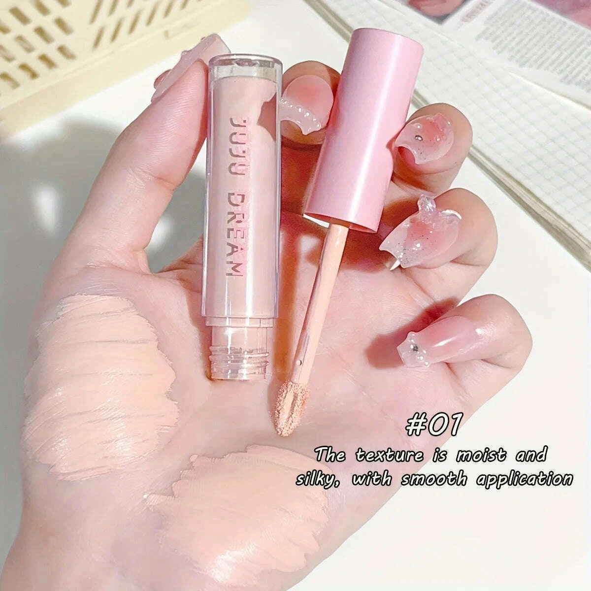 KIMLUD, Flawless Concealer: Waterproof, Brightening, Suitable for All Skin Types - Perfect for Christmas and Valentine's Day Gifts, KIMLUD Womens Clothes