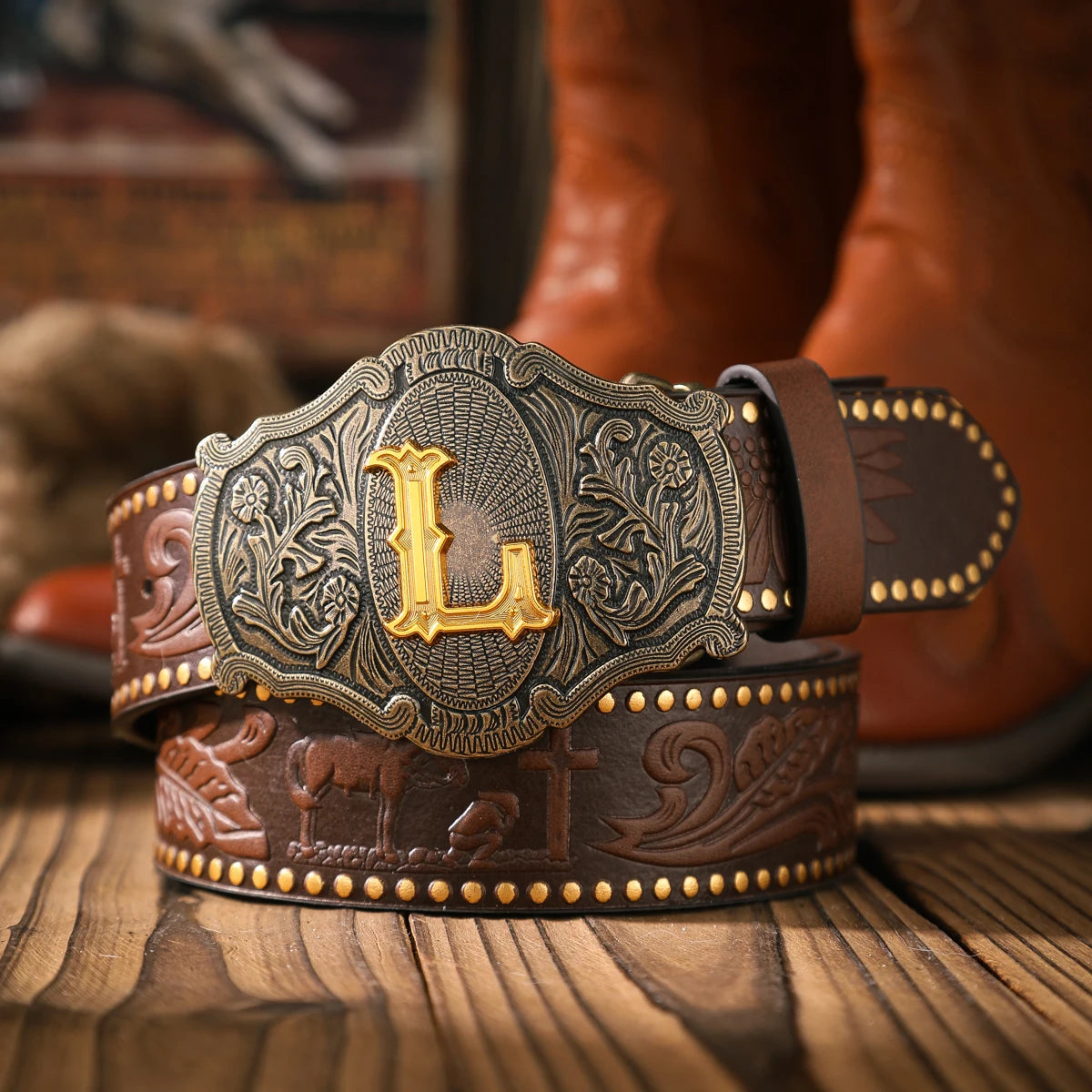 Casual Retro PU Belt With Metal Buckle — Black | KIMLUD